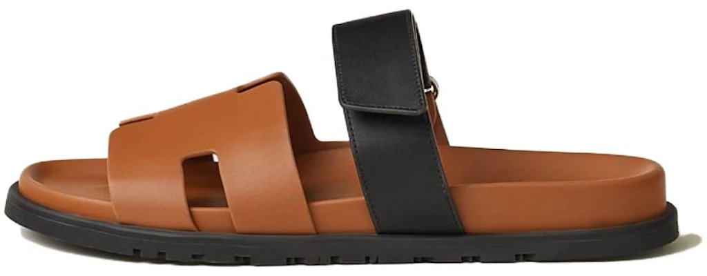 에르메스 브라운 가죽 슬라이드 샌들 H222858Z-HA3 Buy 에르메스 브라운 가죽 슬라이드 샌들 H222858Z-HA3