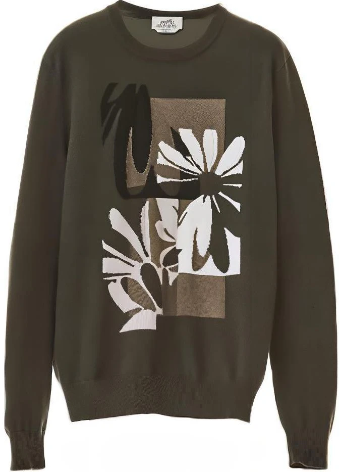 hermes-cashmere-knit-sweater-round-neck-algae-green-h257010-ha-2-o