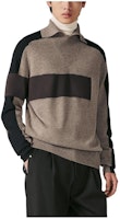 HERMES Colorblock Striped Long-Sleeve Polo Sweater Vibrant. H367225HA3X HERMES Colorblock Striped Long-Sleeve Polo Sweater Vibrant. H367225HA3X