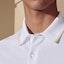 Shop 爱马仕白色撞色条纹装饰 Polo 衫 H457985HA90