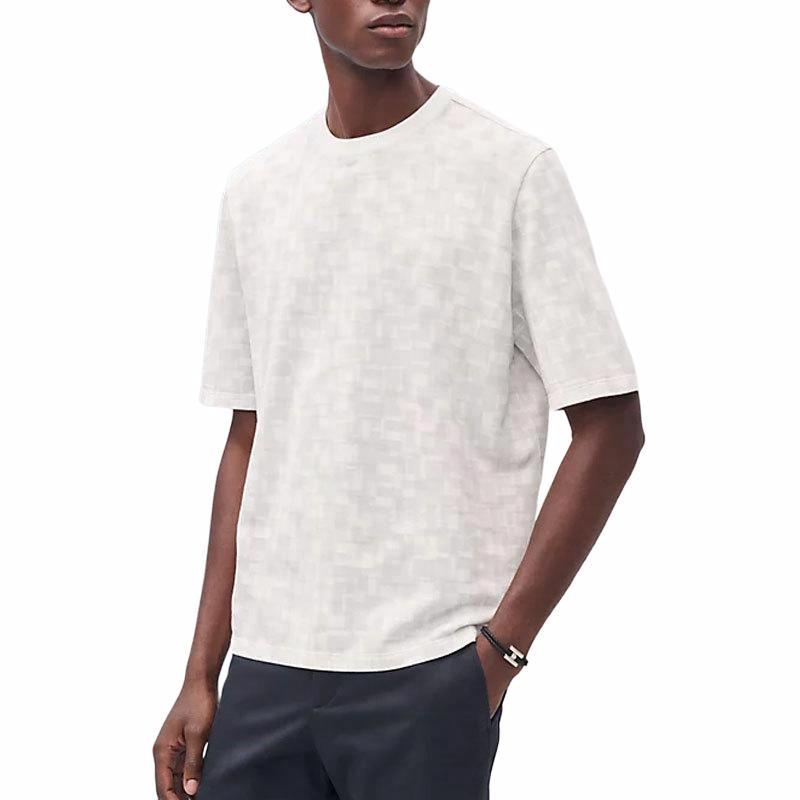 HERMES  Crew Neck Cotton T-Shirt White H557990HA94 圖 2