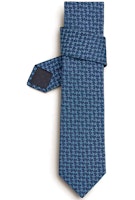 HERMES Designer Silk Tie - Stylish Jacquard Woven Pattern. H339338T-01 HERMES Designer Silk Tie - Stylish Jacquard Woven Pattern. H339338T-01