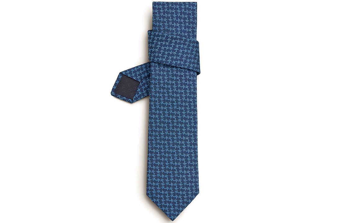 Order HERMES  Designer Silk Tie - Stylish Jacquard Woven Pattern. H339338T-01