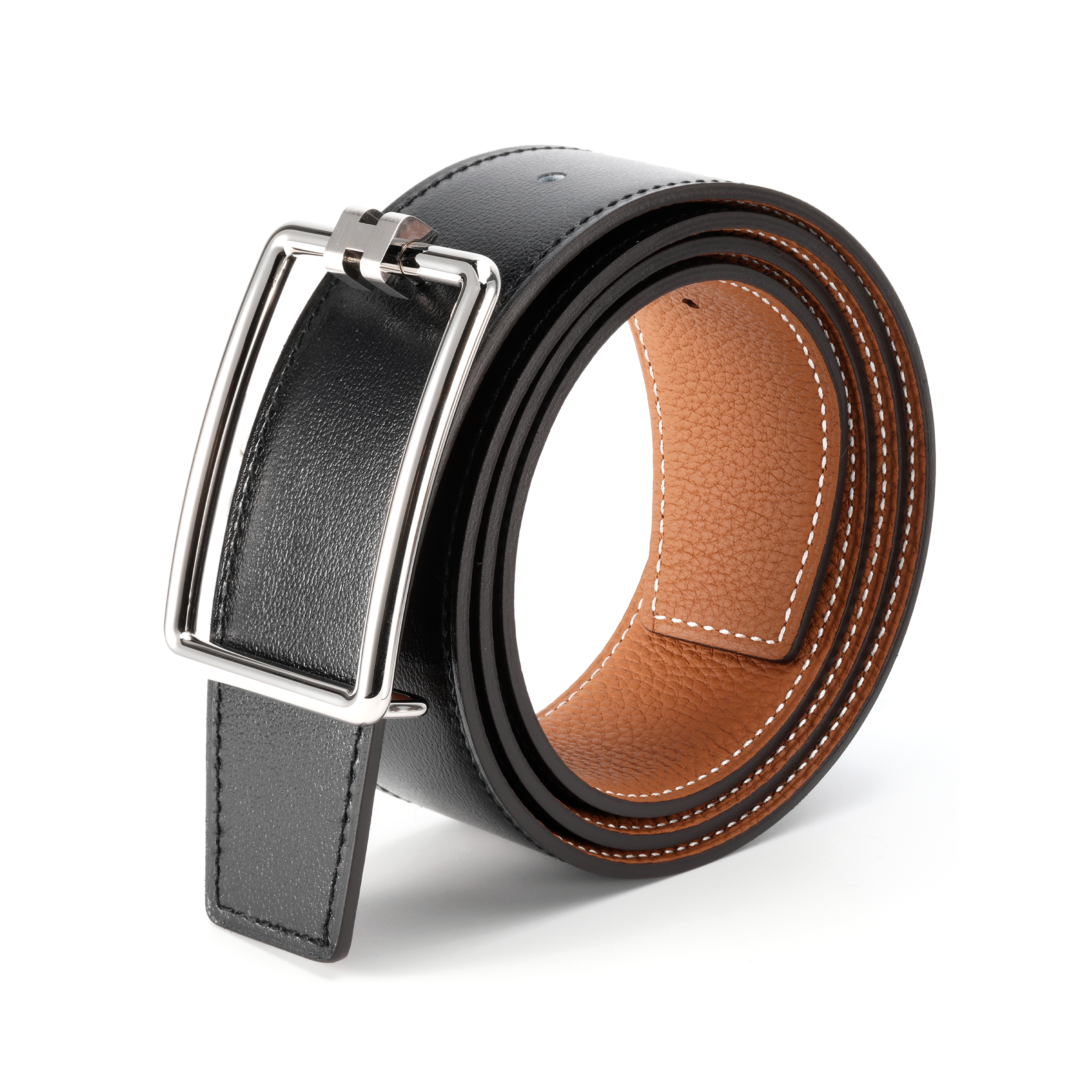 HERMES  Double-Sided Belt Black/Gold 3.8cm Fashion Accessory. H081675CK05-H077971CAAA105 圖 4