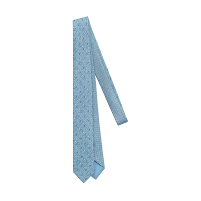 HERMES Full Print Fashionable Trendy Tie H256286T-01