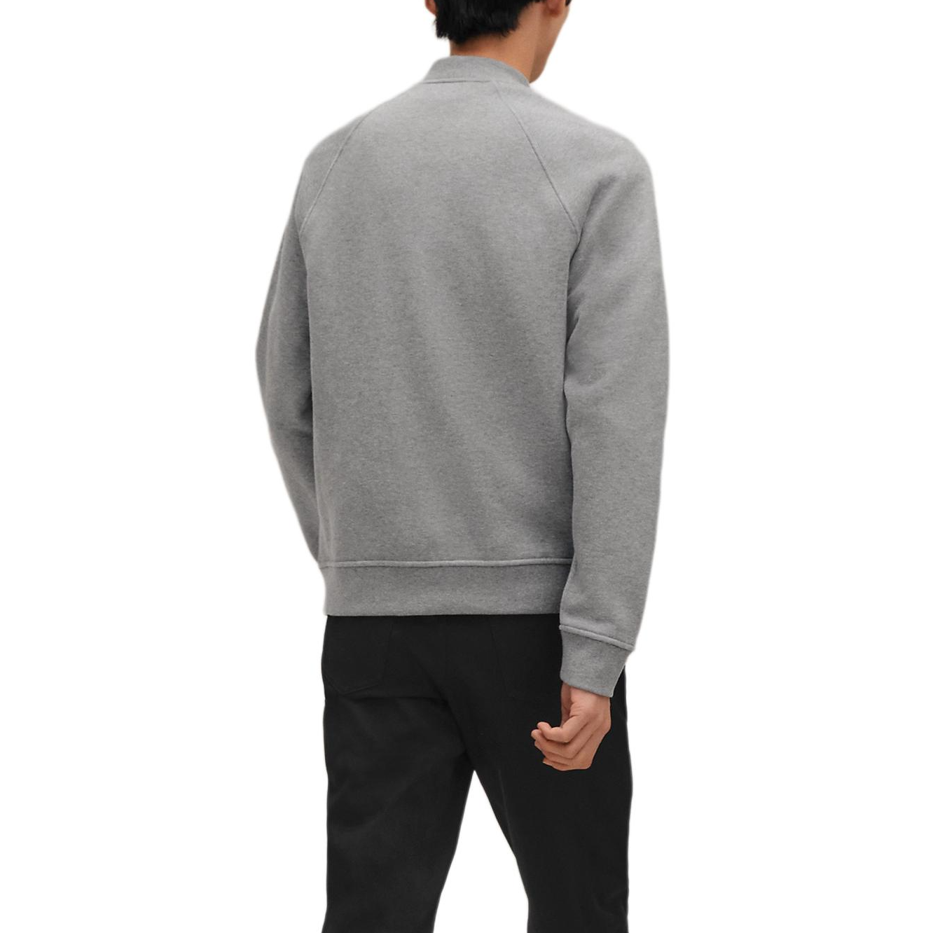 Shop HERMES  FW25 Buttoned Raglan Cotton Ribbed Jacket H567785HA76