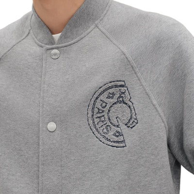 HERMES FW25 Buttoned Raglan Cotton Ribbed Jacket H567785HA76 Purchase HERMES FW25 Buttoned Raglan Cotton Ribbed Jacket H567785HA76