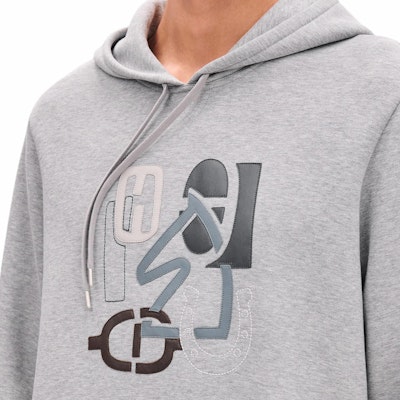 エルメス グレー フーディー Hロゴ ドローストリング付き H557820HA1O Shop エルメス グレー フーディー Hロゴ ドローストリング付き H557820HA1O