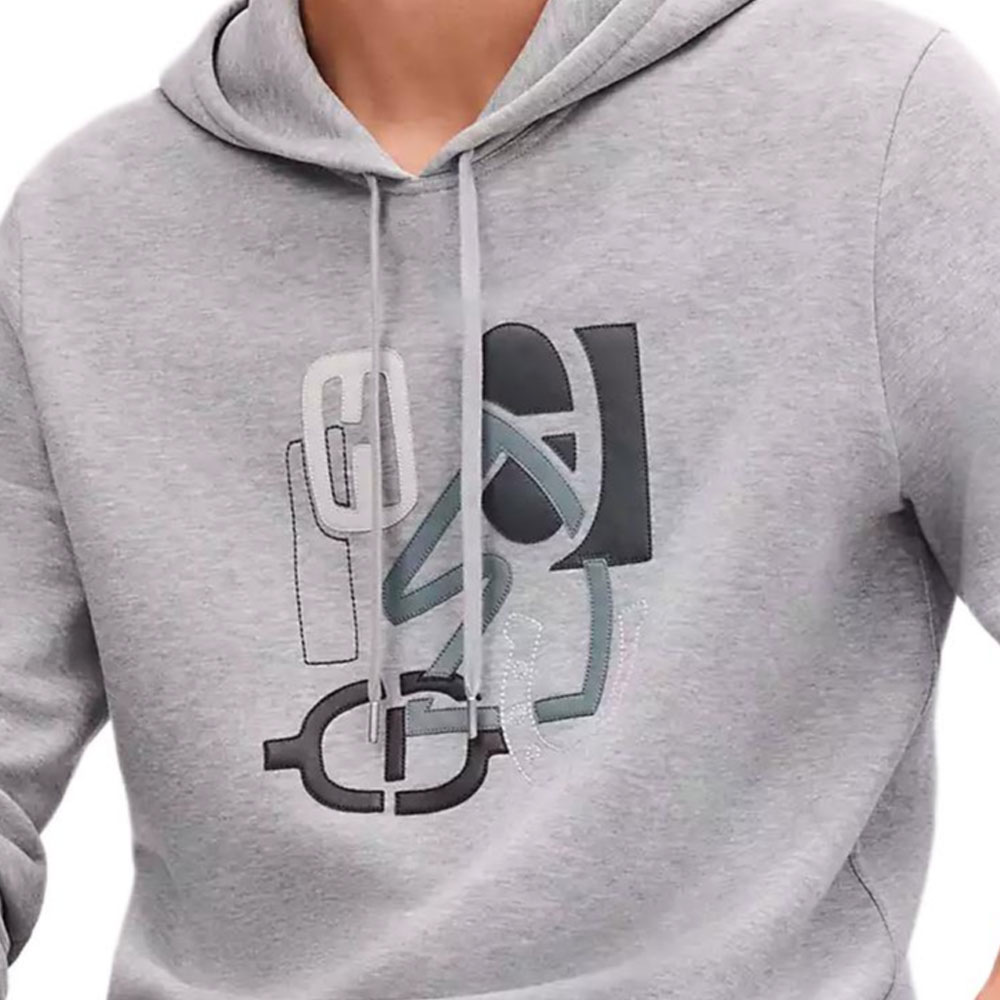 Purchase エルメス グレー フーディー Hロゴ ドローストリング付き H557820HA1O