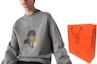 Lookbook HERMES Grey Alphabet Print Crewneck Long-Sleeve Sweater H367820HA76ME