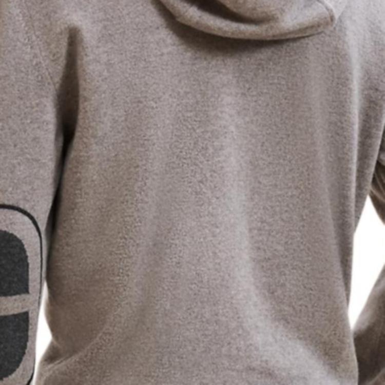 Sizing HERMES Hoodie Kelabu Cashmere dengan Cetakan Campur & Zipper. H467140HA2I