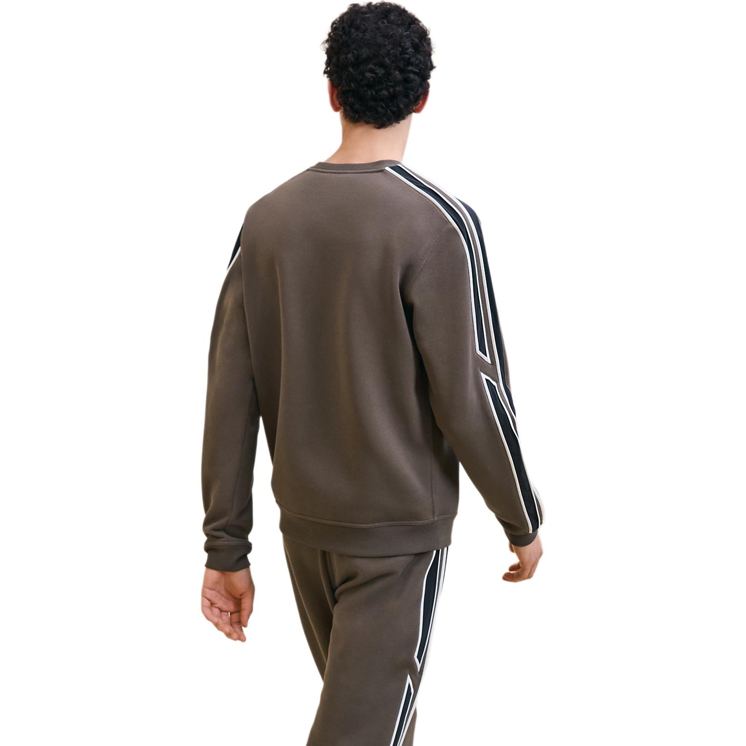 Lookbook エルメス グレー プルオーバー クルーネック 長袖 スウェットシャツ H467770HA0I