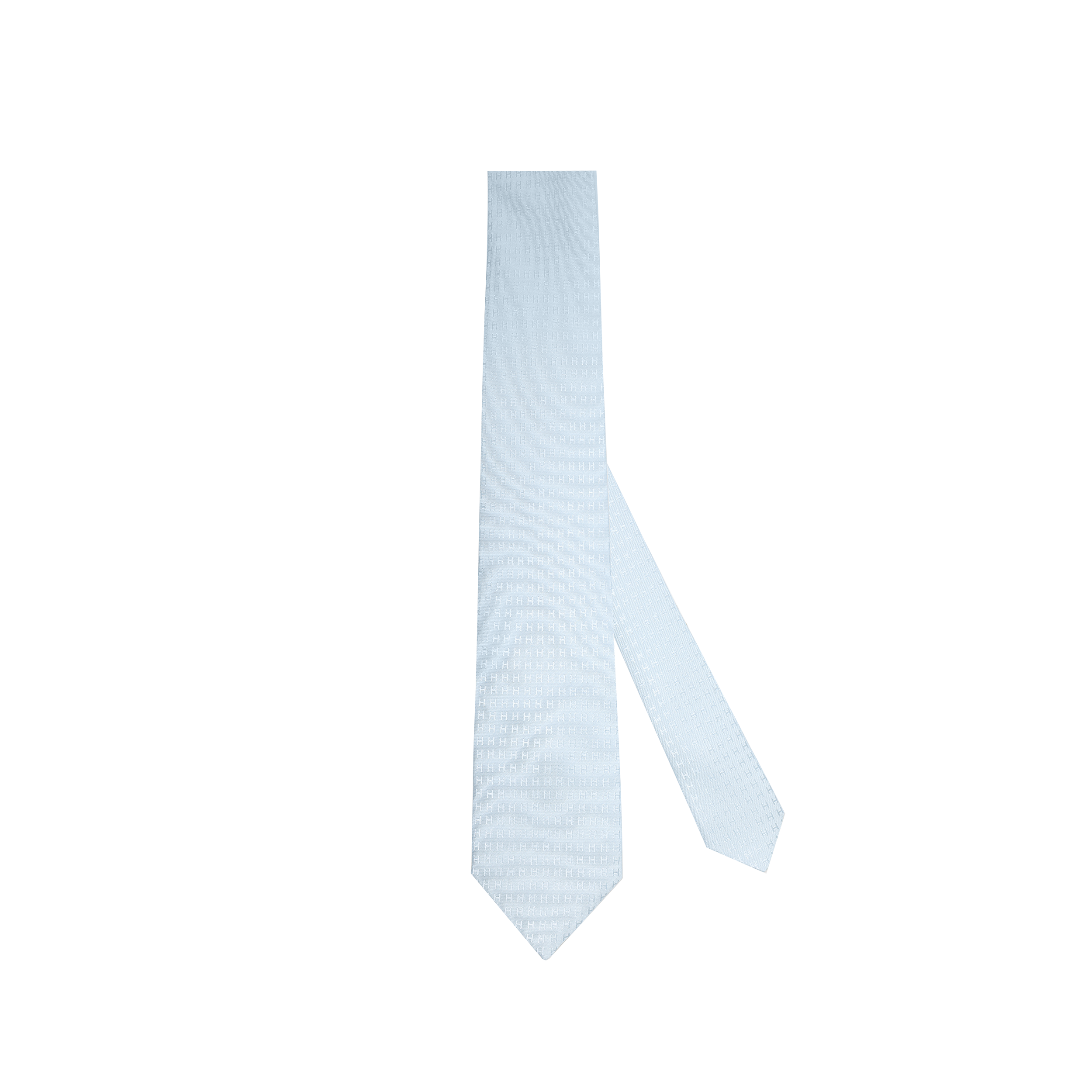 HERMES "H Jacquard" Tie Grail Blue H030189T-91 圖 2