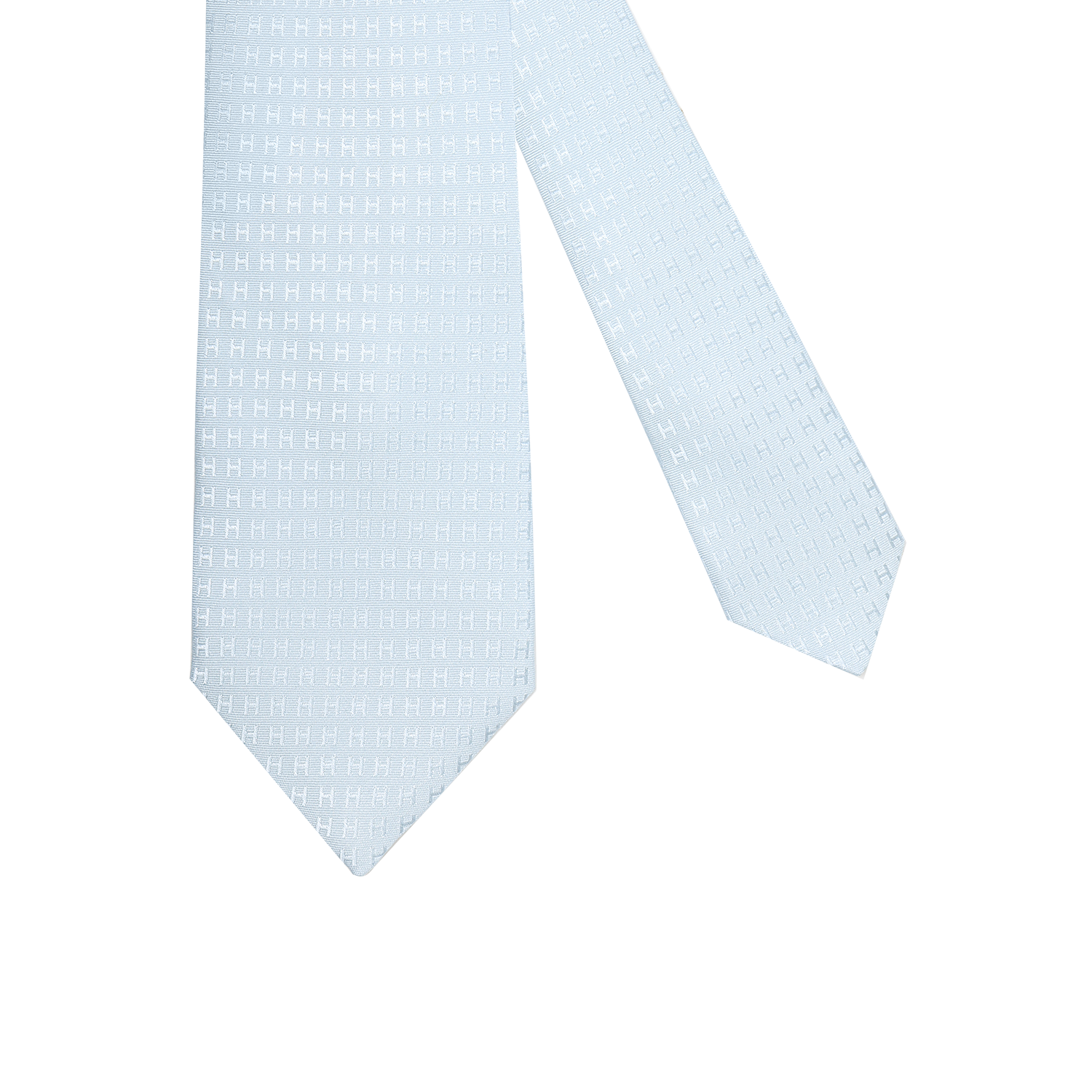 HERMES "H Jacquard" Tie Grail Blue H030189T-91 圖 3