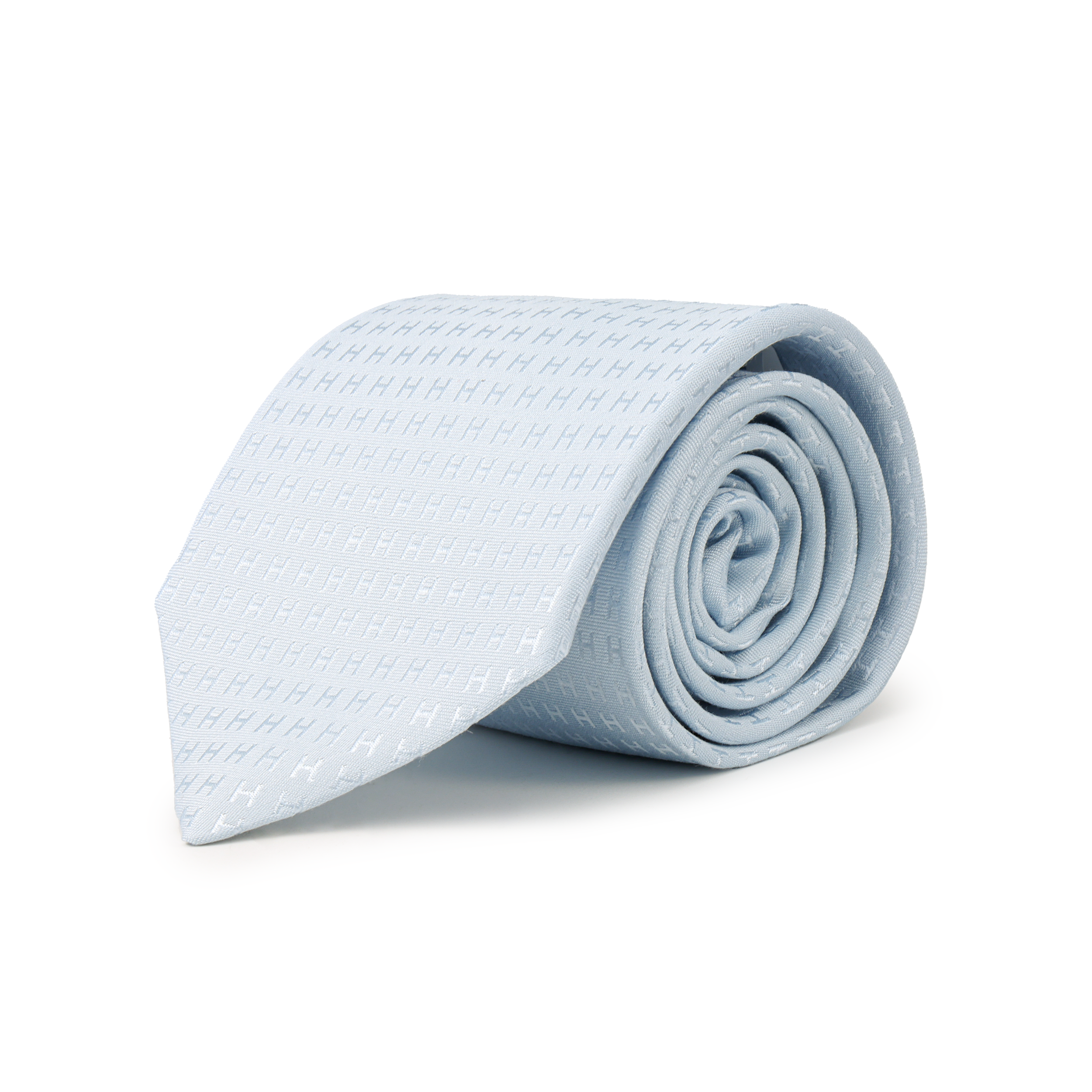 HERMES "H Jacquard" Tie Grail Blue H030189T-91 圖 4