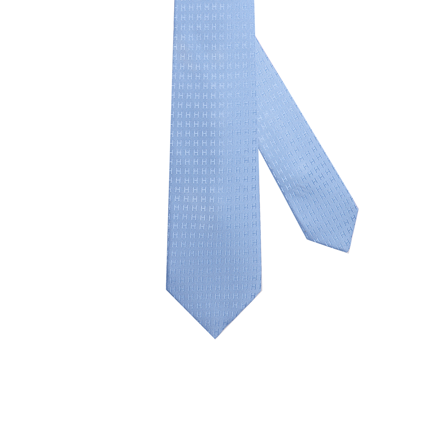 HERMES "H Jacquard" Tie Sky Blue H030189T-61 圖 3
