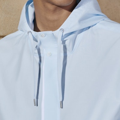 HERMES Jaket Hoodie Pendek Lengan Santai Warna Es Solid H456140H25L Shop HERMES Jaket Hoodie Pendek Lengan Santai Warna Es Solid H456140H25L