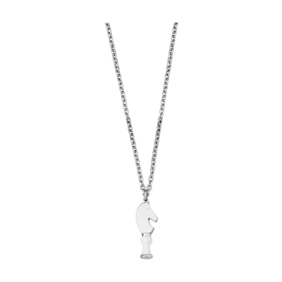 HERMES Knight Fashion Metal Sweater Necklace Chain. H077303FP13