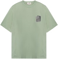 HERMES Light Blue Crewneck Embroidered Logo Short-Sleeve T-Shirt. H367940HA4M HERMES Light Blue Crewneck Embroidered Logo Short-Sleeve T-Shirt. H367940HA4M