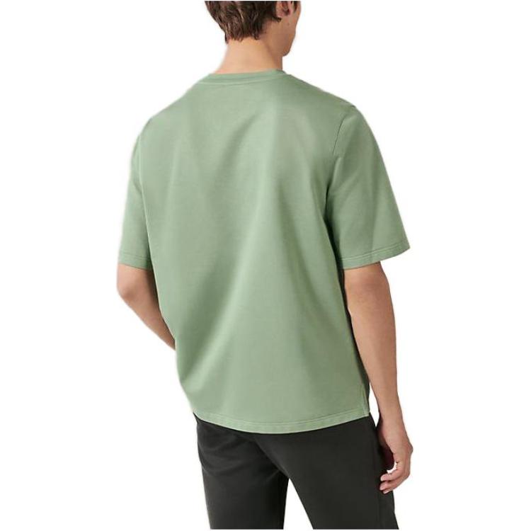 Purchase HERMES 淺藍刺繡logo短袖T恤 圓領設計 H367940HA4M