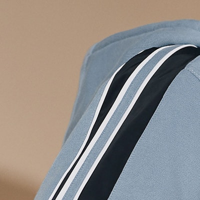 HERMES 淺灰藍連帽外套,條紋飾邊拉鏈設計 H457750HA5G Purchase HERMES 淺灰藍連帽外套,條紋飾邊拉鏈設計 H457750HA5G