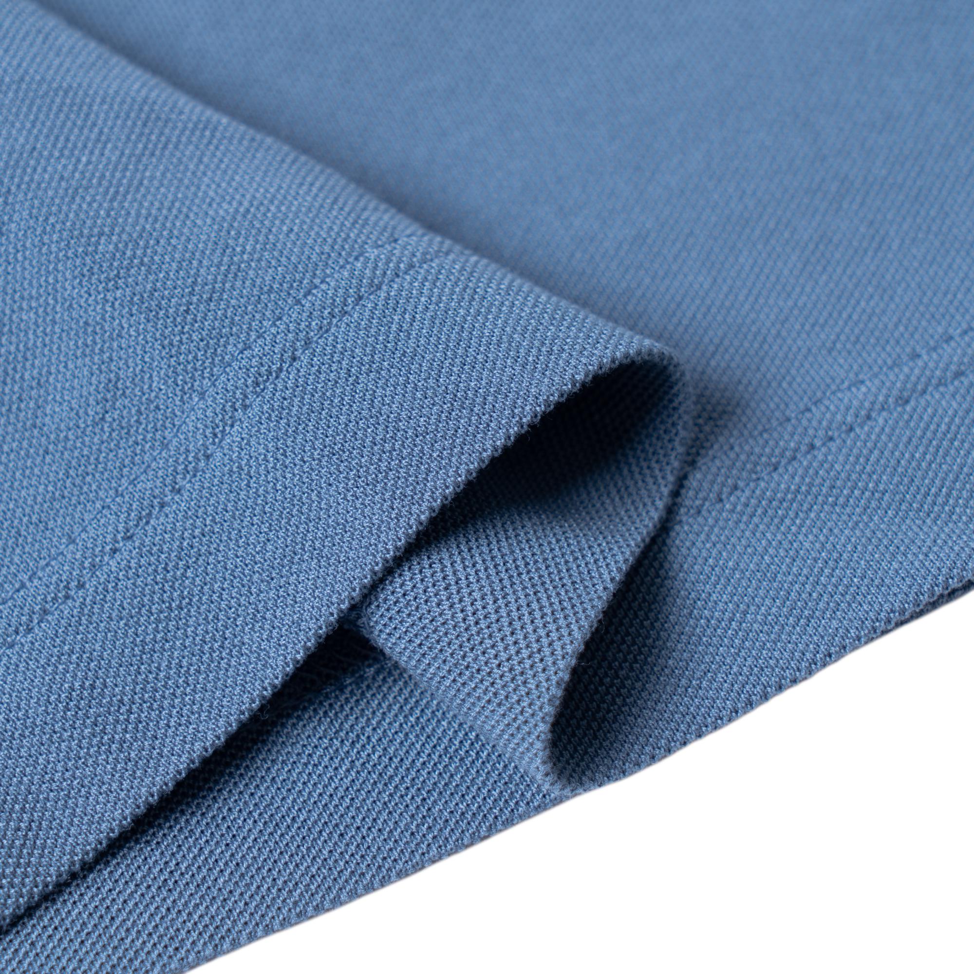 HERMES  Light Gray Blue Solid Crew Neck Short Sleeve T-Shirt. H457980HA5G 圖 6