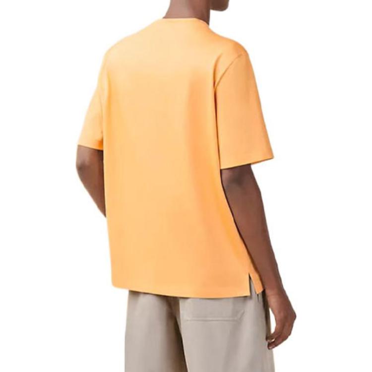 Details for エルメス ロゴプリント クルーネックTシャツ メロンカラー H357940HA4H