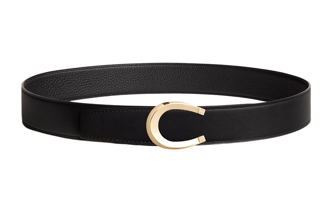 HERMES  Luck Reversible Buckle Belt Black 3.8CM H010412CP2K | H077971CAAB080 圖 2