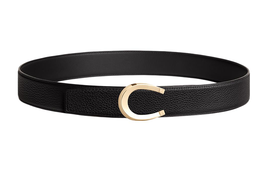 HERMES  Luck Reversible Buckle Belt Black 3.8CM H010412CP2K | H077971CAAB080 圖 3