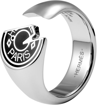 에르메스 로고 호스헤드 디자인 메탈 링 H077326FJ5458 Buy 에르메스 로고 호스헤드 디자인 메탈 링 H077326FJ5458