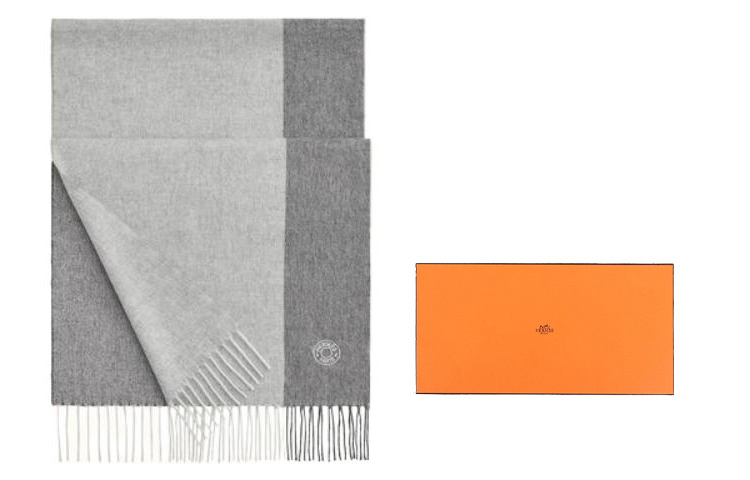 HERMES  Multicolor Logo Wool Scarf H393799T-02 圖 6