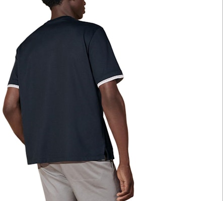 에르메스 네이비 블루 러플 크루넥 반팔 티셔츠 H457940HA01 Lookbook 에르메스 네이비 블루 러플 크루넥 반팔 티셔츠 H457940HA01