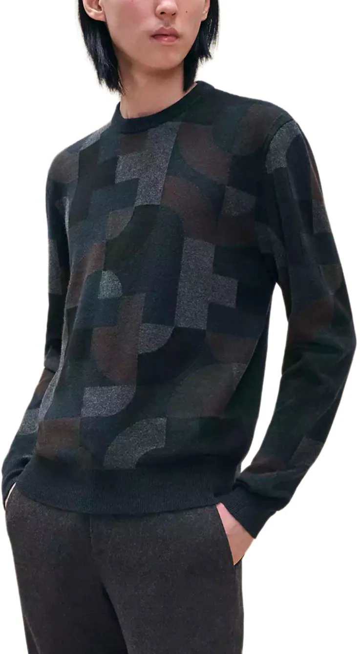 hermes-navy-blue-crewneck-patterned-cashmere-knit-sweater-h467200-ha-01