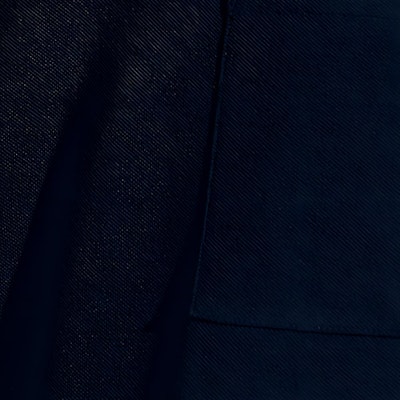 에르메스 네이비 블루 자수 레터 스트라이프 트림 크루넥 티셔츠. H457980HA01 Sizing 에르메스 네이비 블루 자수 레터 스트라이프 트림 크루넥 티셔츠. H457980HA01