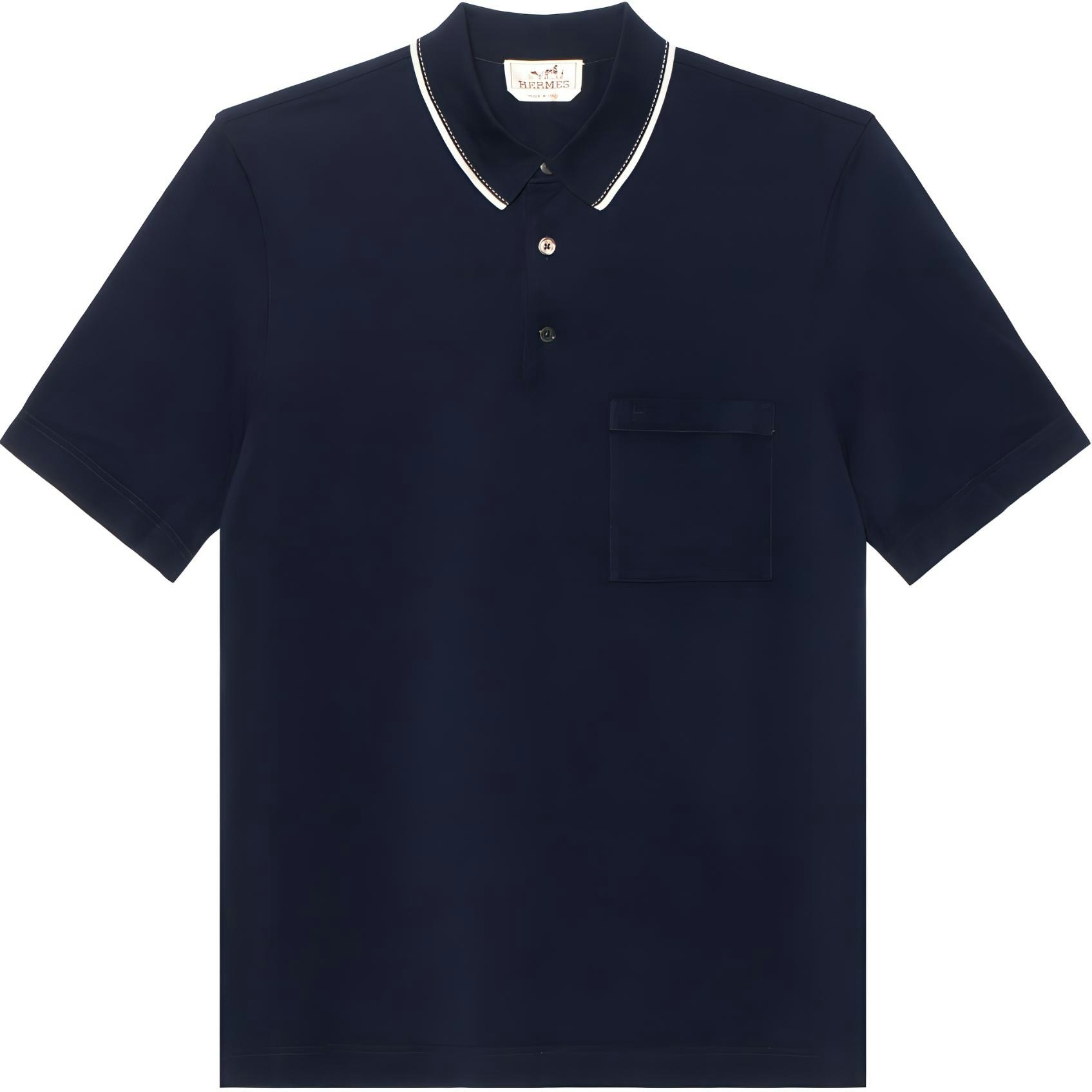 hermes-navy-blue-letter-embroidered-striped-trim-polo-shirt-h457985-ha-01