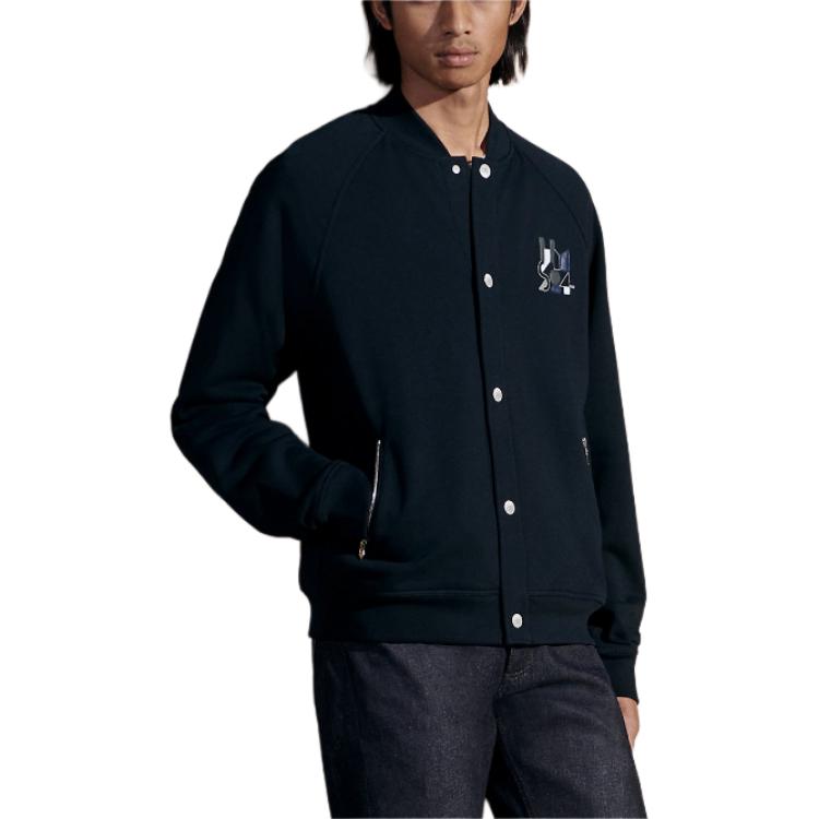 Lookbook 爱马仕海军蓝标志皮质单排扣夹克. H457810HA01