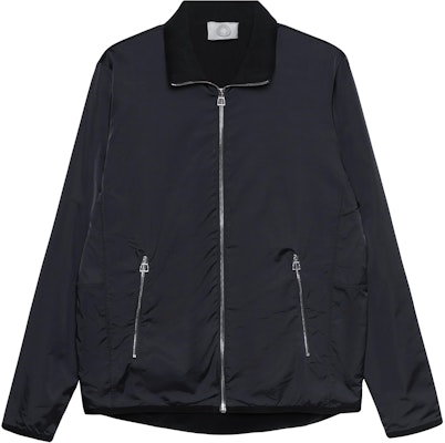 에르메스 네이비 블루 솔리드 컬러 하이넥 집업 재킷. H800166E01M Order 에르메스 네이비 블루 솔리드 컬러 하이넥 집업 재킷. H800166E01M