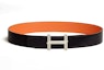 Order 爱马仕橙色皮带搭配标志性扣头,3.8厘米宽。 H010639UQ2K-H077971CAAH080