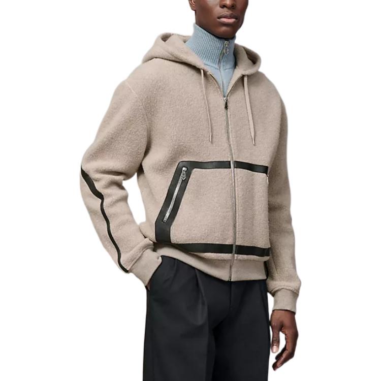 Lookbook HERMES  Patchwork Zipper Hooded Jacket H267550HA1W