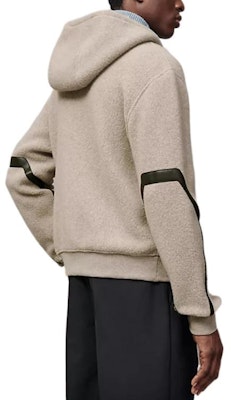 HERMES Patchwork Zipper Hooded Jacket H267550HA1W Shop HERMES Patchwork Zipper Hooded Jacket H267550HA1W