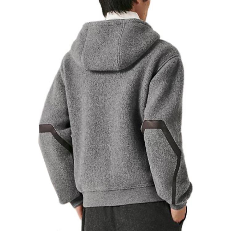 Sizing HERMES  Patchwork Zipper Hooded Jacket H267550HA1W