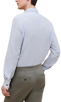 HERMES Baju Lengan Panjang Kapas Tulen Biru H466000HB76 Lookbook HERMES Baju Lengan Panjang Kapas Tulen Biru H466000HB76