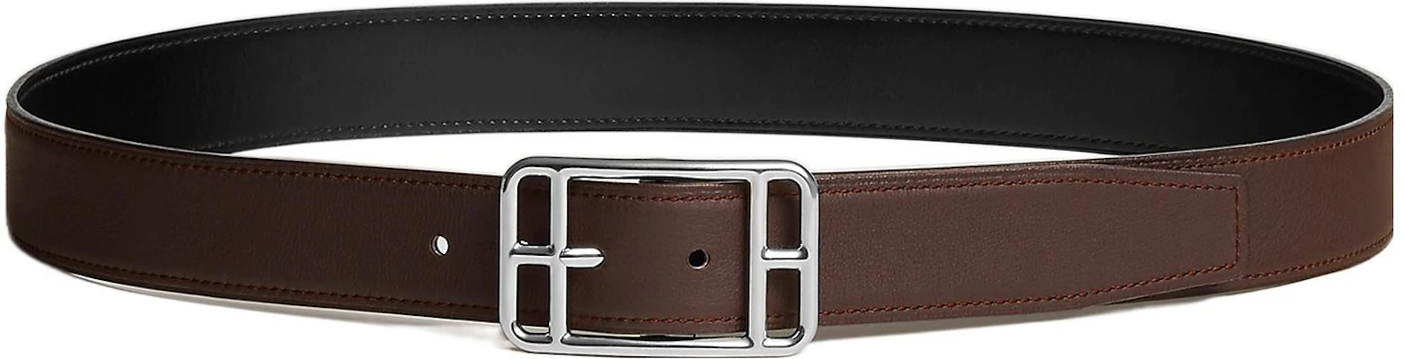 Hermes Sabuk Kulit Anak Sapi Reversible Hitam/Coklat 3.2cm H049676CKAB Lookbook Hermes Sabuk Kulit Anak Sapi Reversible Hitam/Coklat 3.2cm H049676CKAB