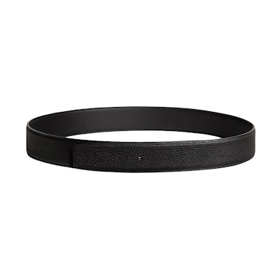 HERMES Reversible Calfskin Leather Belt with Smooth Buckle 3.8CM Wide H075387CAAF080