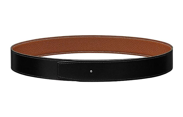 Order 爱马仕 3.8cm宽双色可翻转皮带 黑/棕 配马扣 H081656CK05-H077971CAAA085