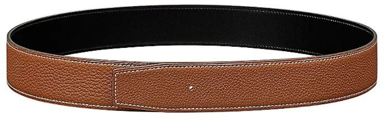 爱马仕 3.8cm宽双色可翻转皮带 黑/棕 配马扣 H081656CK05-H077971CAAA085 Lookbook 爱马仕 3.8cm宽双色可翻转皮带 黑/棕 配马扣 H081656CK05-H077971CAAA085