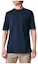 Order HERMES Kaos Warna Polos Leher Bulat Biru Navy H367990HA01