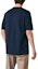 Lookbook HERMES Kaos Warna Polos Leher Bulat Biru Navy H367990HA01