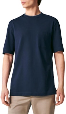 HERMES Kaos Warna Polos Leher Bulat Biru Navy H367990HA01 Purchase HERMES Kaos Warna Polos Leher Bulat Biru Navy H367990HA01