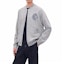 Lookbook HERMES Saddle Embroidery Raglan Sleeve Jacket Gris Clair. H557850HA1O